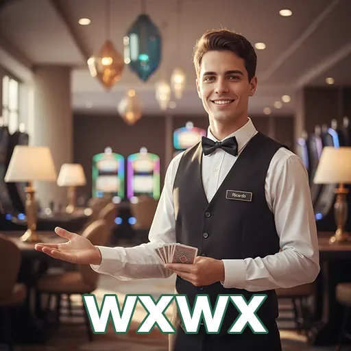 Funcionário apresenta o wxwx destacando serviço VIP.