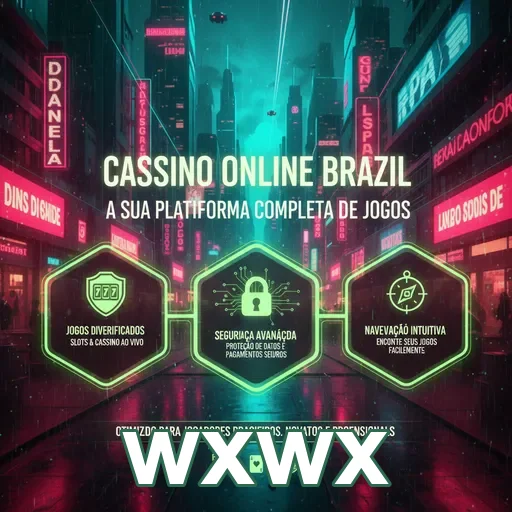 wxwx destaca a interface do cassino online com jogos variados.