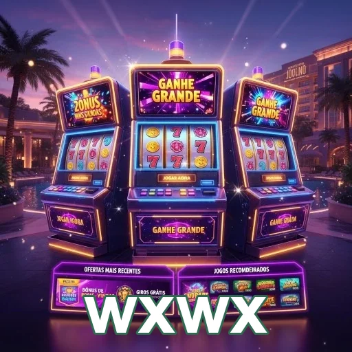 Máquina de slots do wxwx com opções de jogos vibrantes.