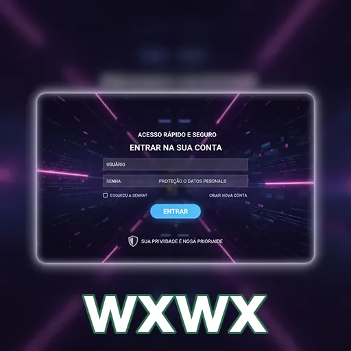 Tela de login do wxwx com campos para usuário e senha.