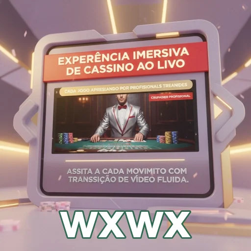 Jogador em mesa de cassino ao vivo na plataforma wxwx.