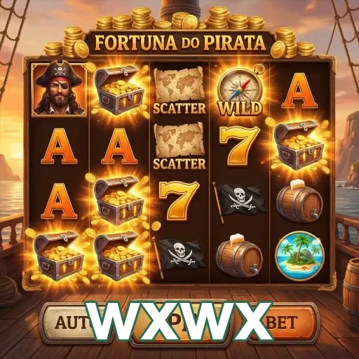 Captura do jogo 'Fortuna do Pirata' na plataforma wxwx.