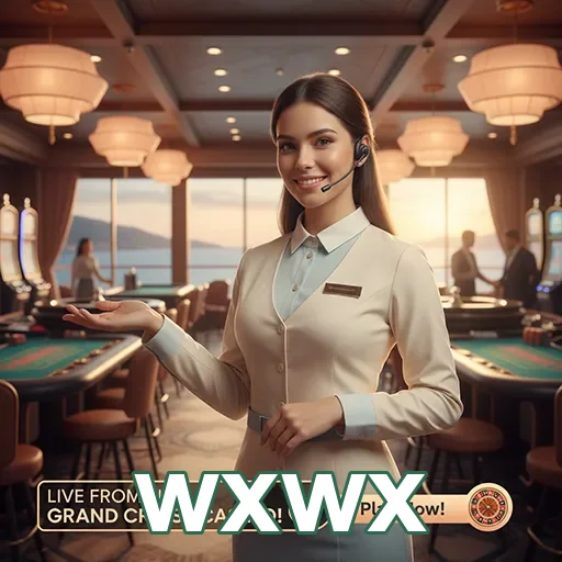 Atendente da wxwx em cassino, auxiliando jogadores.