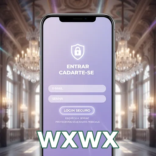Tela de login do wxwx em ambiente elegante.