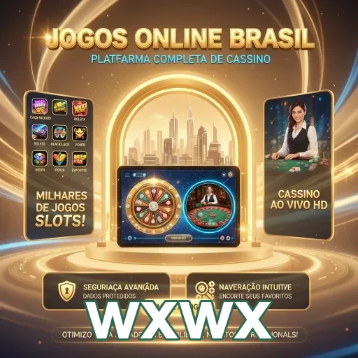 Interface da wxwx mostrando jogos e serviços VIP.