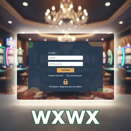 Tela de login da wxwx com suporte para jogadores VIP