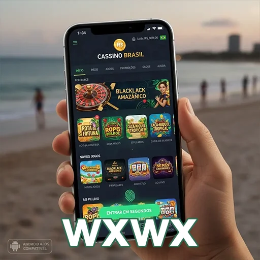 Tela do aplicativo wxwx mostrando opções de saque para jogadores VIP.