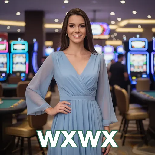 Modelo apresentando a plataforma de jogos VIP da wxwx.