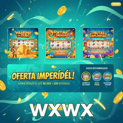 wxwx exibe slots populares com bônus atrativos.