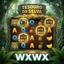 Interface do slot 'Tesouro da Selva' no wxwx.